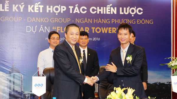 Đại diện FLC Group và Danko Group ký kết phân phối chính thức dự án FLC Star Tower.