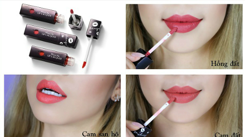 3 màu son cho Changmakeup hợp tác sản xuất.