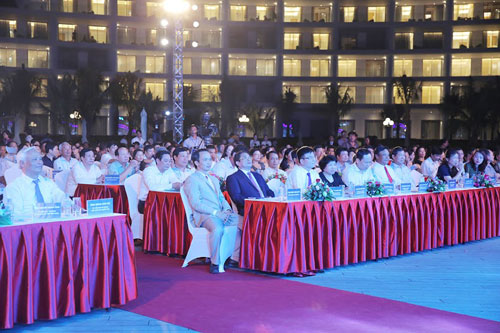 Các đại biểu tham dự Lễ khánh thành quần thể FLC Quy Nhơn