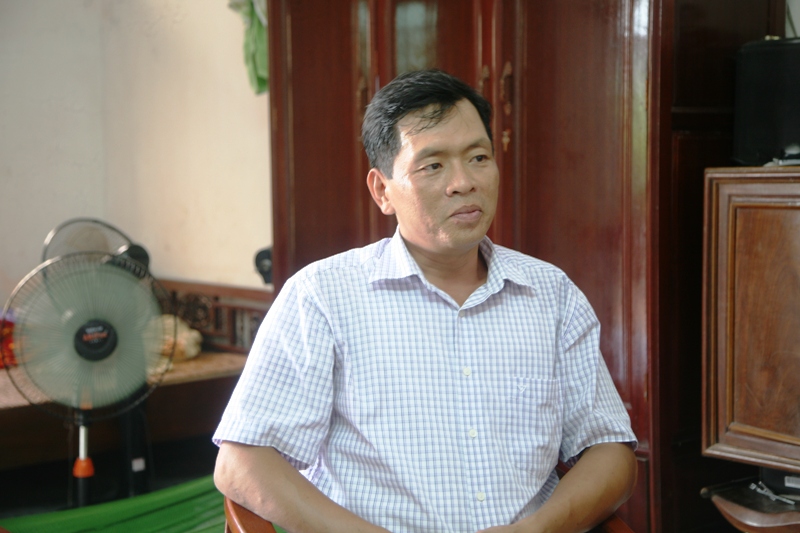 Thầy Lâm Huy Đạt, giáo viên bộ môn Địa lý, bố của em Tuấn