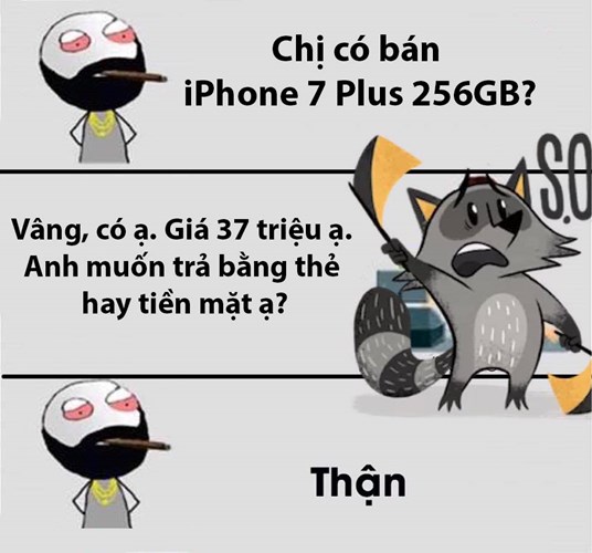 Anh che iPhone 7 khien dan mang cuoi ngat ngheo