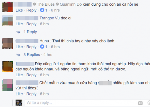 Những bình luận về bài báo: Cá hồi là thực phẩm độc hại nhất thế giới.