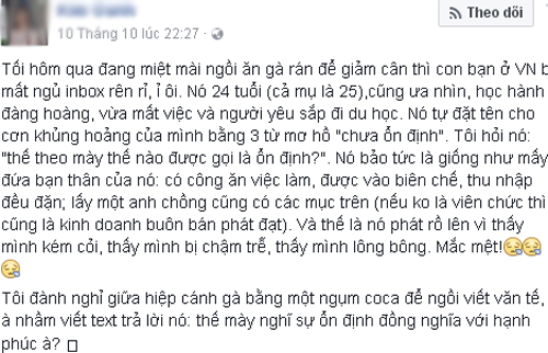 Chia sẻ hot về sự ổn định và tuổi thanh xuân