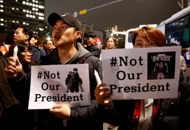 Phe đối lập Hàn Quốc thúc đẩy quá trình luận tội Tổng thống